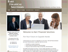 Tablet Screenshot of hartfinancialsolutions.com